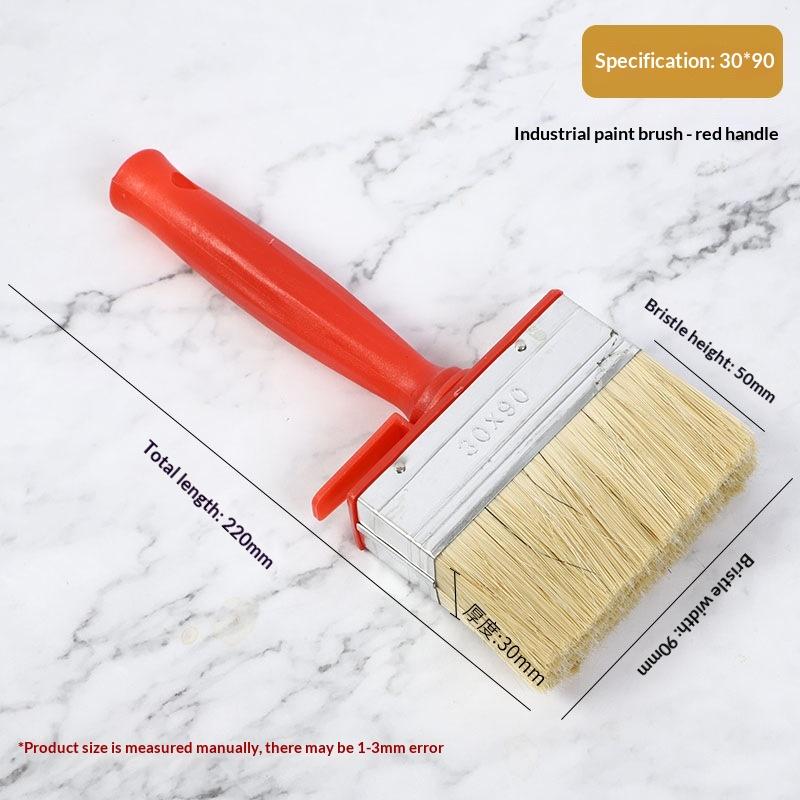 

Smooth Flat Head Paint Brush For Painting Walls Labor Saving Hand Tools Limewash Brush M белый