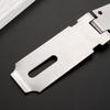 304 Stainless Steel Anti-theft Lock Plate for Cabinets and Drawers, Thickened 2.0, Old-fashioned Style Door Hasp and Staple Padlock.