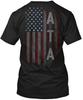 Ata Family T-Shirt mit amerikanischer Flagge Hergestellt in den USA Größe S bis 5XL