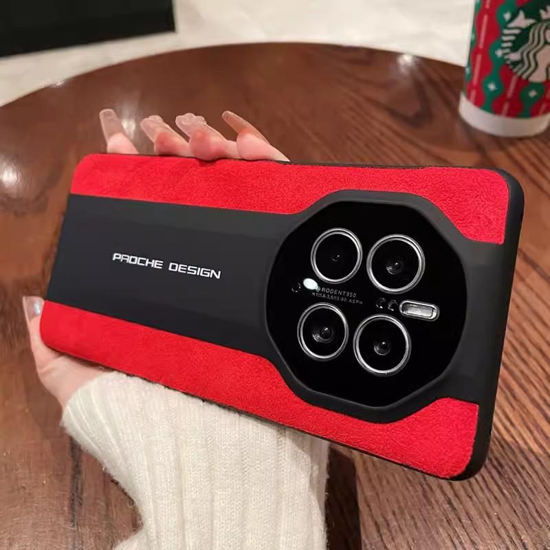 Huawei Mate70pro Porsche Suede Leather Case Business 50 Is Suitable for Mate60P Drop Protection Case