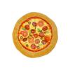Custom Pizza Shapes Vocalize Grind Teeth Chew Interactive Plush Filled Dog Toys Squeaking Feeding Dog Toys