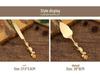 Creative European Dessert Baking Tools: Two-Piece Knife & Spatula Set with Rose Handle