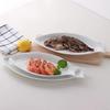 Zhishi 14-inch Ceramic Fish Serving Plate