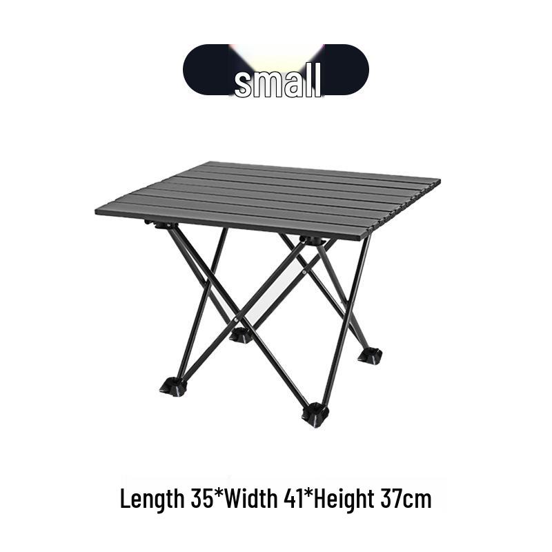 Portable Outdoor Folding Egg Roll Table for Camping, Fishing, Picnic, and BBQ