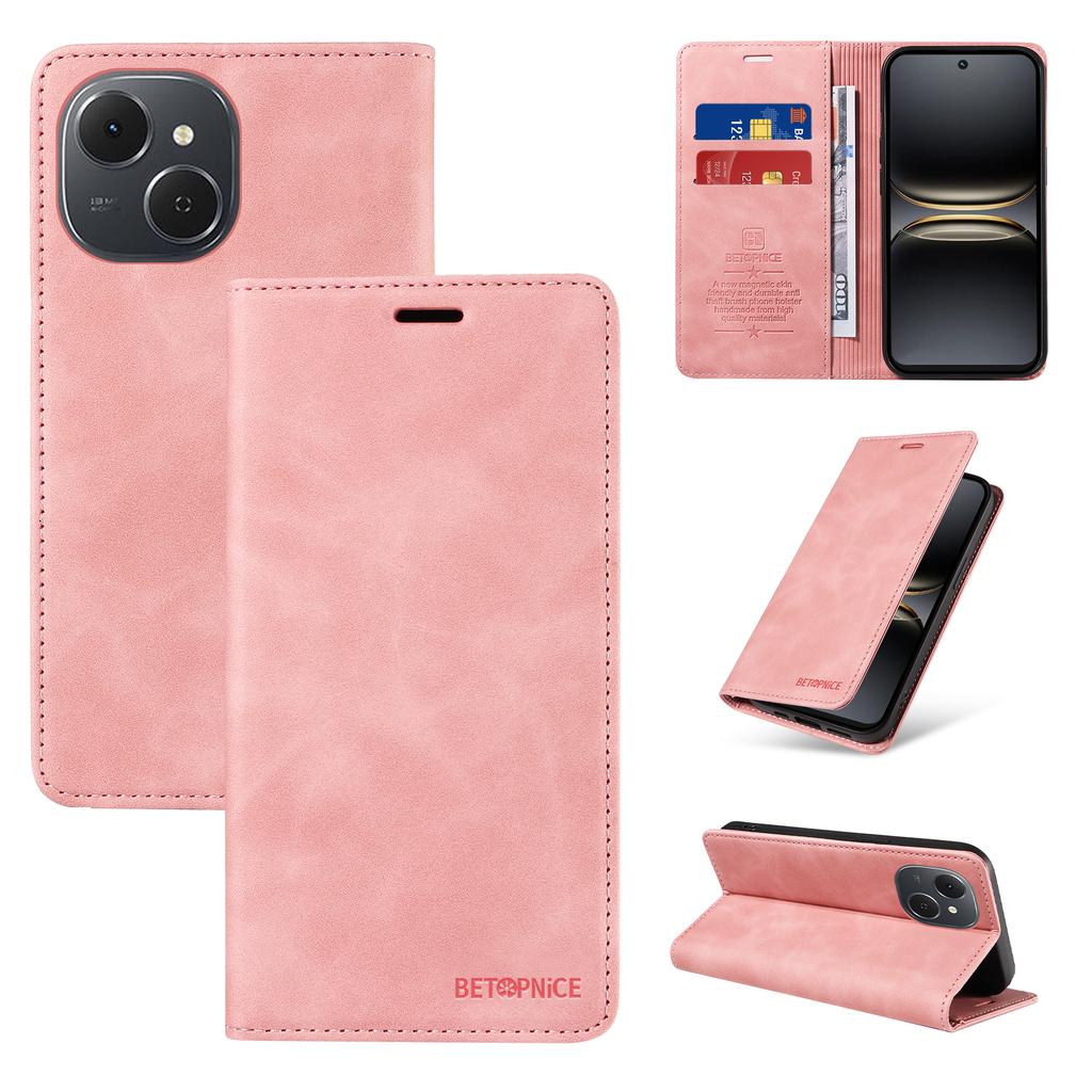 For TECNO Spark 40C Case BETOPNICE Magnetic Closure RFID Blocking Wallet Stand Leather Phone Cover