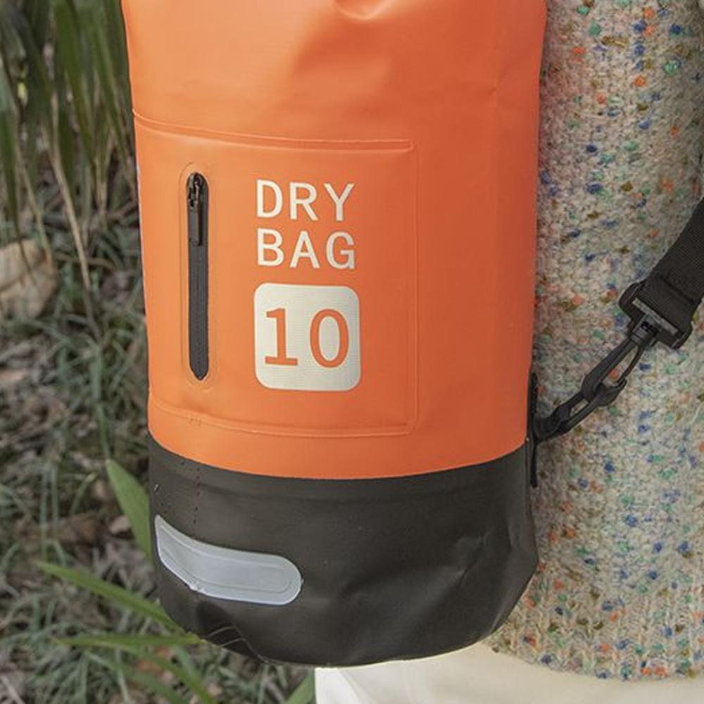Wasserdichte Dry Bag 10L/20L Große-Kapazität Eimer Tasche mit Schulter Riemen Leichte Rucksack für