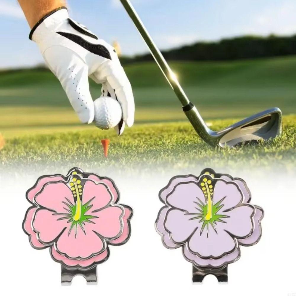 Magnetic Golf Cap Clip Durable Metal Golf Hat Marker Outdoor Sports Golf Ball Mark  Golf Lovers