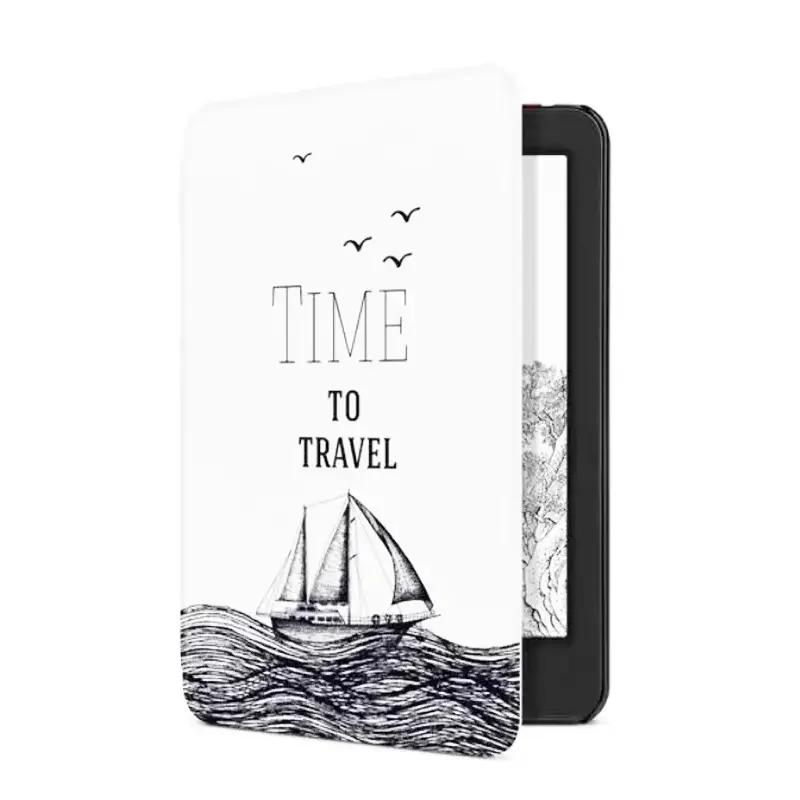 For Kindle Colorsoft Signature Edition 1st Generation Case 7 inch 2025 Leather Case Auto Sleep Cover Paperwhite 12th Gen Funda