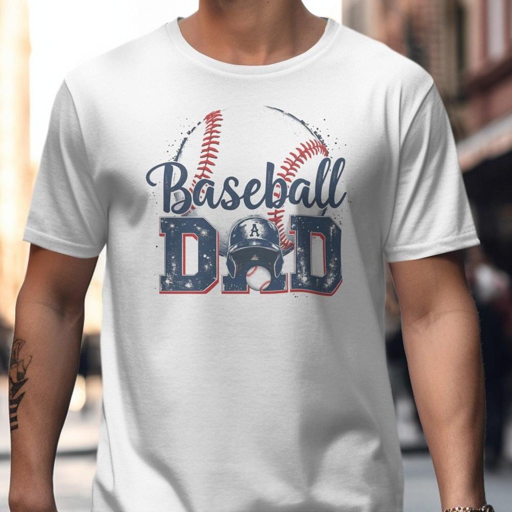Baseball Dad T-Shirt, Perfect Gift for Dads Who Love Baseball, Sports Fan #26 Unisex T-Shirt L