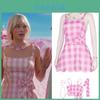 Barbie Cosplay Kostüm Für Damen Rosa Kleid Komplett Mit Accessoires