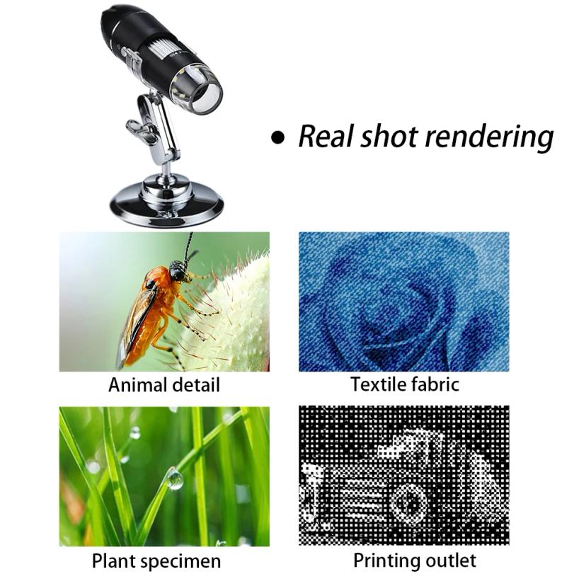 1600X Digital Microscope Camera Electronic Magnification Endoscope For Soldering LED Magnifier USB Charge Magnifier for WIN XP/7