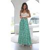 GMXIA Spring Summer Women's Wide-leg Trousers with Elastic Belts, Wide-leg High-waisted Long Style