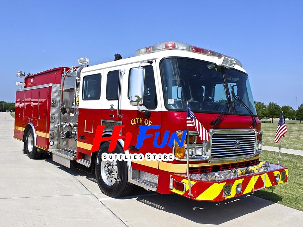 Diy Full Drill Diamond Mosaic Fire Trucks Rescue Truck Diamond Painting Ladder Truck Wall Decor Picture of Rhinestones Kit