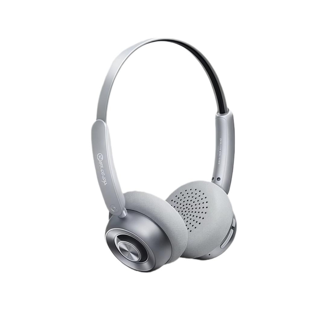 

iKF Over-Ear Bluetooth Headphones, HiFi Sound Quality Certified, High Aesthetic Value, Wireless Headset, Starlight Silver