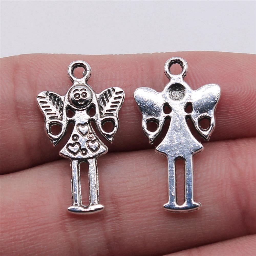 Angel Charms Pendant Female Jewellery Massive Ethnic Findings & Components