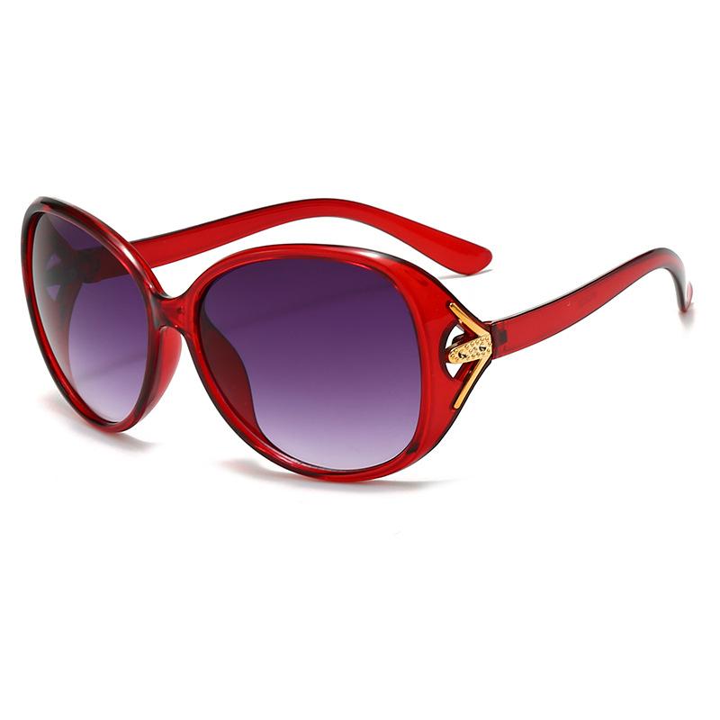 Sunglasses Women Running Rivers And Lakes Big Frame Thin Versatile Sunglasses Uv Protection Sunshade Retro Classic
