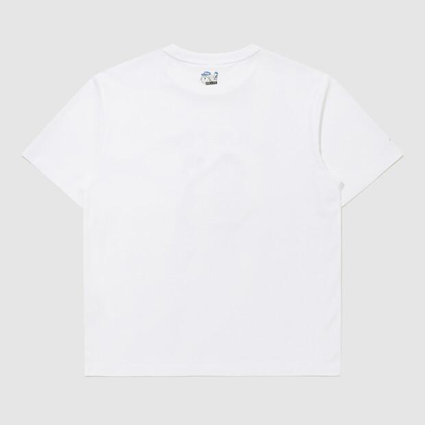LECOQ One Life Uni Cotton Summer Graphic Short Sleeve Tee - White Qr323Lrs81