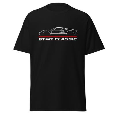 Premium T-Shirt For Ford GT40 Classic Thick Race Car Enthusiast Birthday Gift