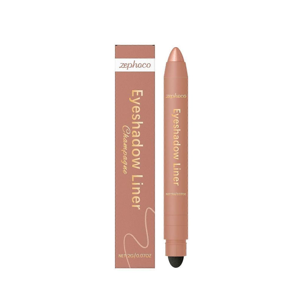 2-in-1 eyeliner series waterproof and sweat-proof, not easy to smudge, silky and easy to apply, color-developing eye makeup 1