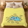 Bugcat Capoo Cartoon Character Throw 240g flannel blanket, suitable for sofas, beds, offices,  exquisite gift blankets