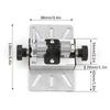Punch Holder Drill Carving Bed Tool with Clamp Table Bench Silver 26-27s