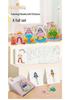 Dreamy Hand-Painted Polka-Dot Princess Dress-Up Sticker Book for Girls - Creative DIY Paste Painting Toy