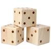Large 7cm Wooden Dice for Board Games - Hot Stamped Pips