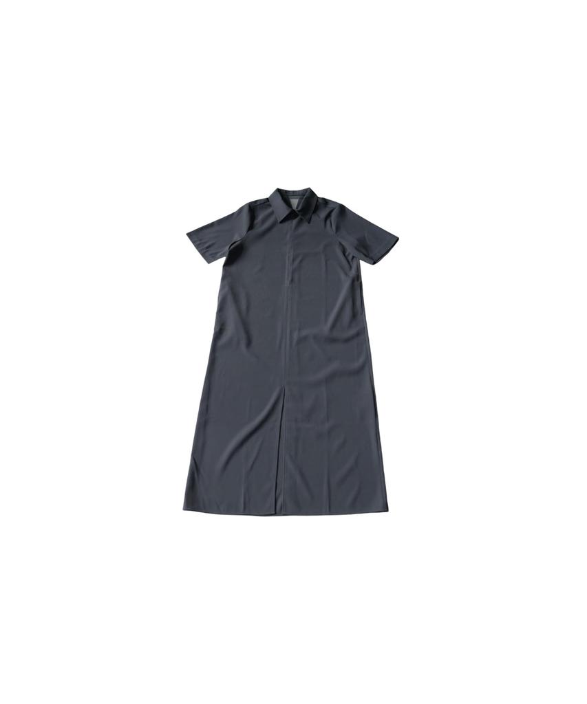Antiqua shirt dress for regular front solid back Sheer flattering plus sizes 15 Gray Onesize [antiqua] Eye-catching, relaxed-fit women. Long,