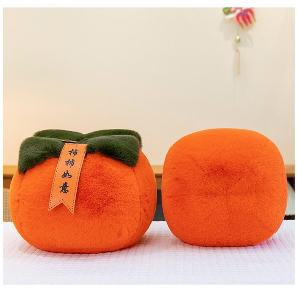 

Good things happen persimmon doll throw pillow large persimmon ruyi plush toy moving new house decoration ornament gift 20cm