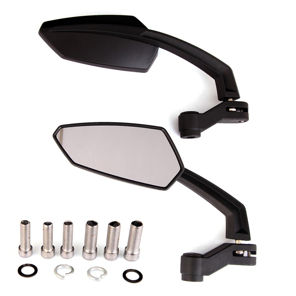 

2 шт., 8/10 мм, зеркало заднего вида для мотоцикла, скутера, зеркала заднего вида для мотокросса, электромобиль, задняя сторона, выпуклое зеркало из карбона CB115