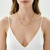 SUMENG New Gold Color Silvery Butterfly Stars Chain Necklace for Women Fashion Choker Clavicle Chain Jewelry Accessories Gift