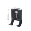 Universal Tennis Racket Wall Mounted Racket Rack Vertical Display Stand Stainless Steel Wall Hook Badminton Racket Holder