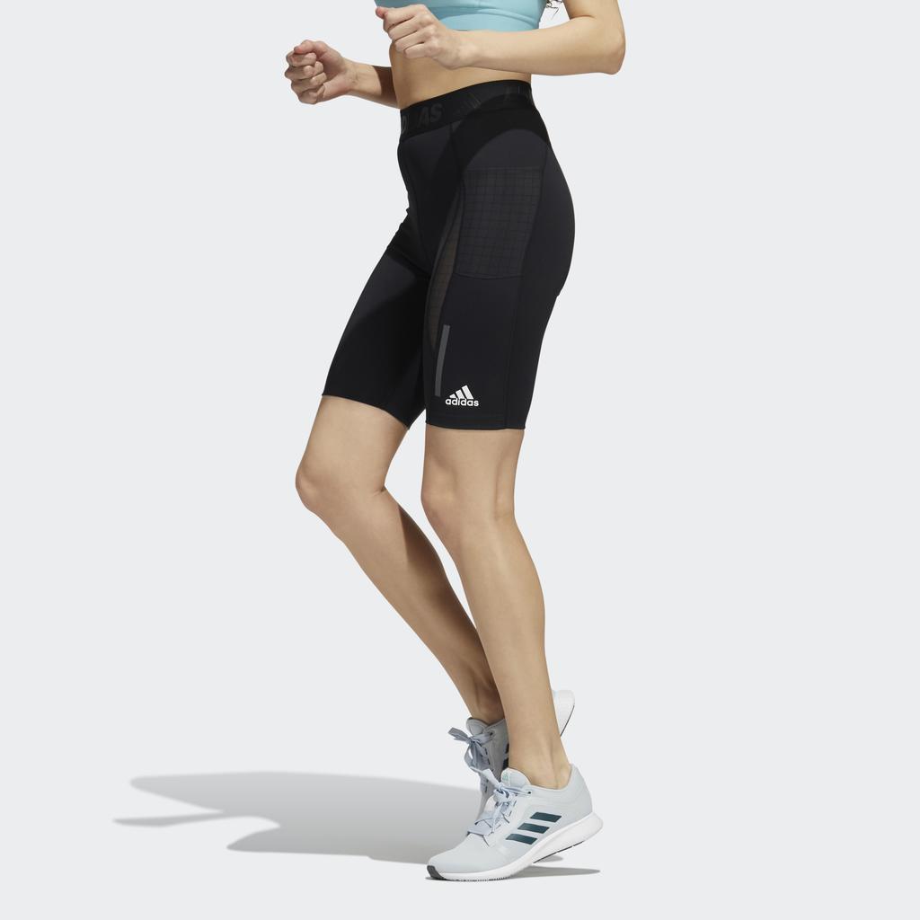 Adidas Mesh Fitted Sports Shorts Women Shorts Black GR8241