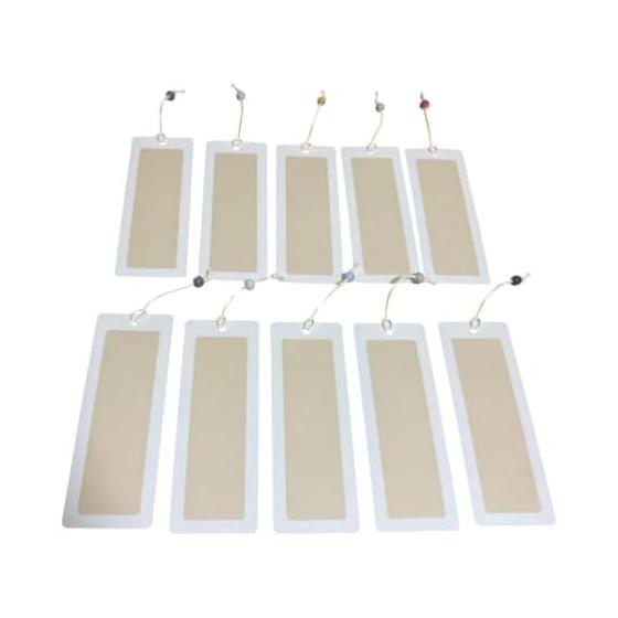 TRAPHI 10pcs Japanese Style Bookmarks, Vintage Calligraphy Design Paper Book Markers, Handmade Feel, Decorative Reading Accessories