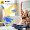 Drones for Kids With Cool Light, Kids Drone with 3D Flip, Altitude-Hold, Self-Rotation, Headless Mode, 3 Speed Modes, One-Click Take-off/Landing,
