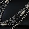2021 Hip-Hop Trendsetter Skull Double-Layer Waist Chain for Men and Women
