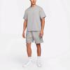 Nike Solid Color Logo Straight-Leg Casual Shorts Unisex Bottoms Grey DV3056-063