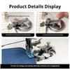 Adjustable Sewing Machine Presser Foot Edge Blocking Straight Arc Pressing Multifunctional Sewing Magnetic Gauge