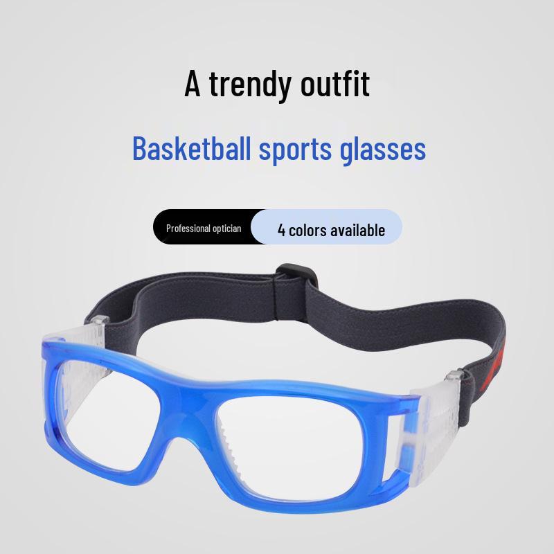 Impact-Resistant Sports Glasses - Lightweight Frame for Basketball, Football, and Golf (Model 070)