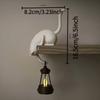 Adhesive Wall Hooks Decorative Wall Hooks Shelf Edge Design Hanging Holder Fashion Cat Tail Hooks