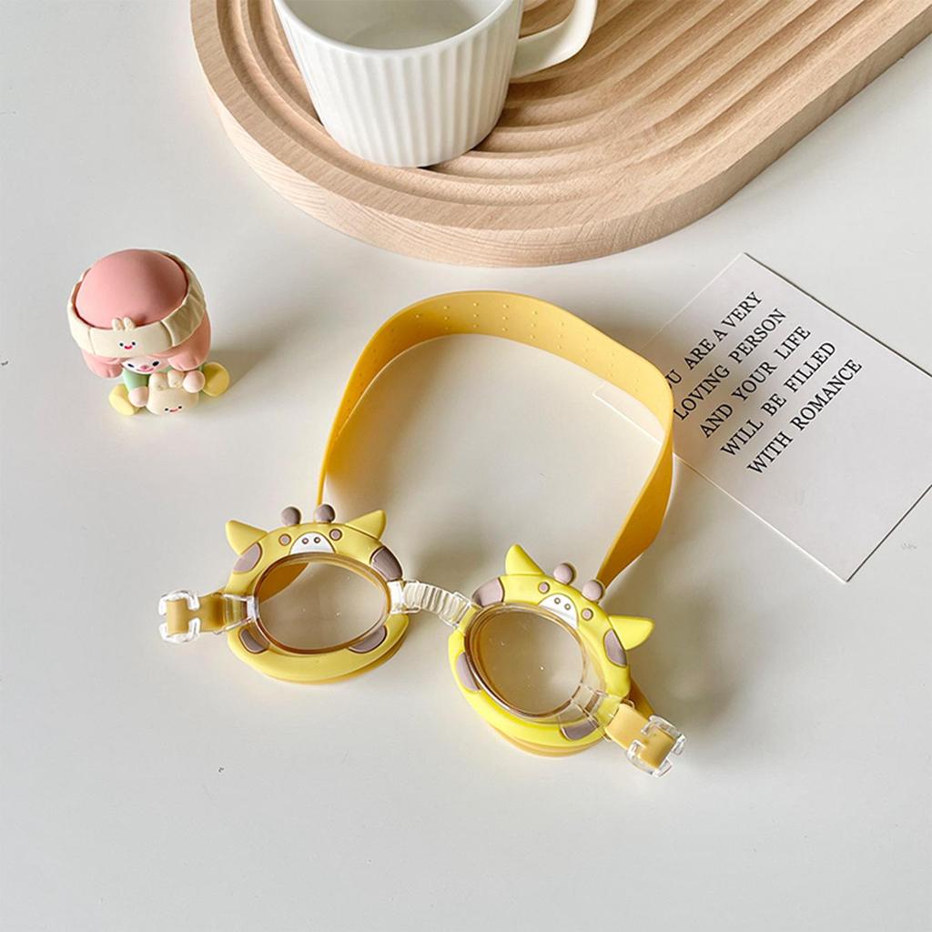 Unicorn Anti-Fog Kids' Swim Goggles with Adjustable Cartoon Strap