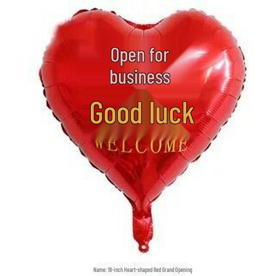 18" Heart-Shaped Foil Balloon for Weddings & Valentine's Day Celebrations