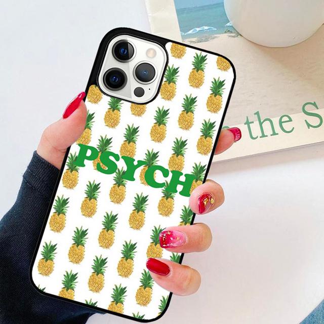 

Psych Pineapple Phone Case Back Cover for iPhone 17 Air 16 15 14 13 11 12 Pro Max PlusS Shell Coque iPhone 13