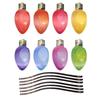 Reflective Light Magnet Decorations Bulb Shaped Magnets Set for Car Refrigerator