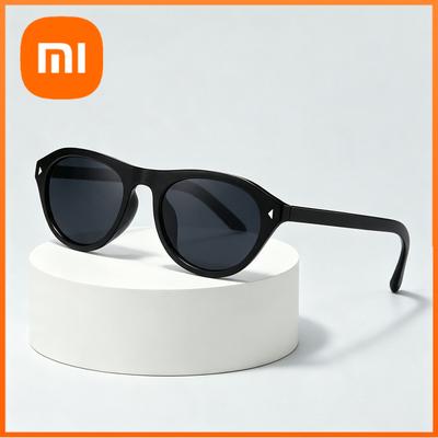 Xiaomi Retro Oval Cat Eye Sunglasses for Men Women TR Frame UV400 Fashion Shades for Street Beach Party Daily Wear