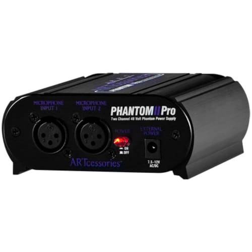Art Pro Audio Phantom II Pro - Dual Channel Phantom Power Supply