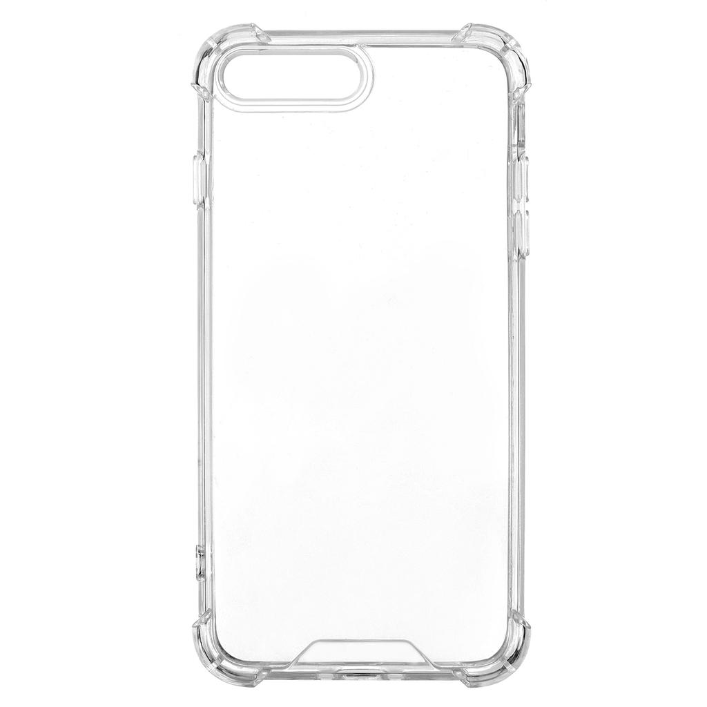 For iPhone 8 Plus/7 Plus Case Reinforced Corners TPU Frame+Acrylic Back Phone Cover