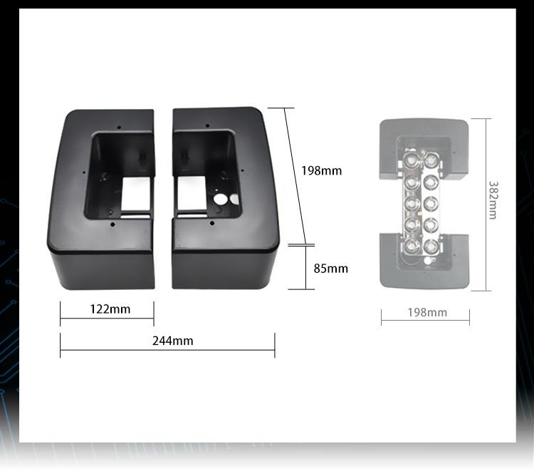 DC48V Ultraschall-Luftbefeuchter mit 220V wasserdichter Stromversorgung 10 Kopf Zerstäuber Nebelmaschine 5 Kg/h Nebelhersteller Fogger
