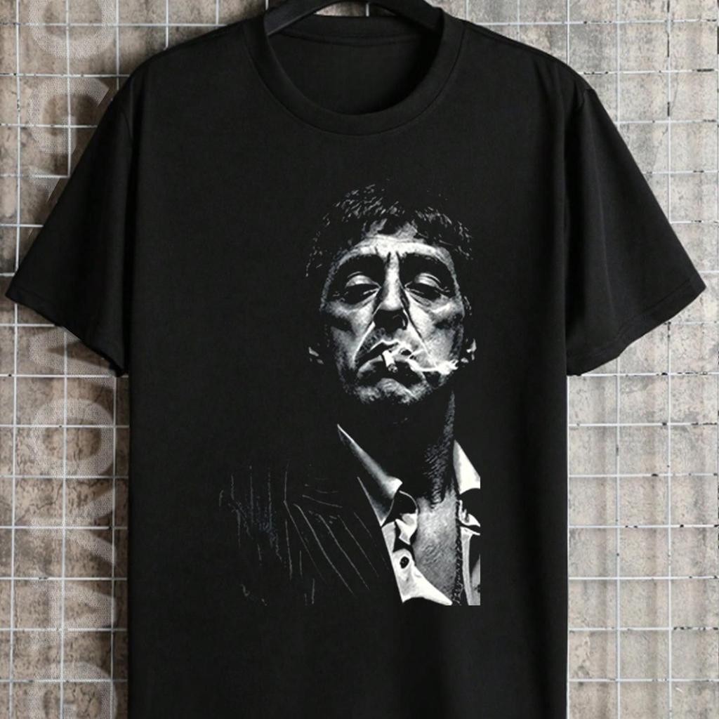Unisexs Tony Montana Donnie Brasco Movie Print Tshirt Collectible Iconic Look For Casual Wear Gifts