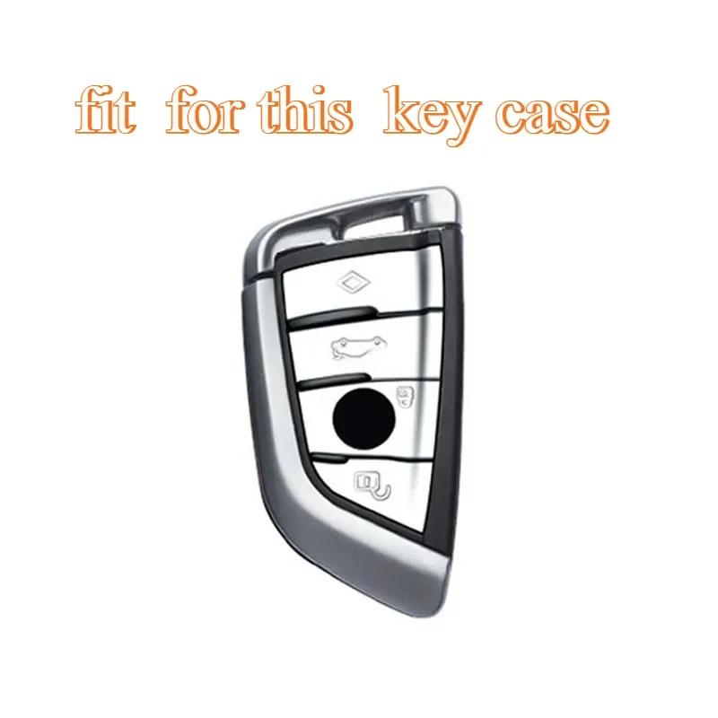 Car Key Case Cover Shell Fob For BMW X1 X3 X5 X6 X7 1 3 5 6 7 Series G11 G20 G30 F15 F16 G01 G02 F48 Accessories TPU